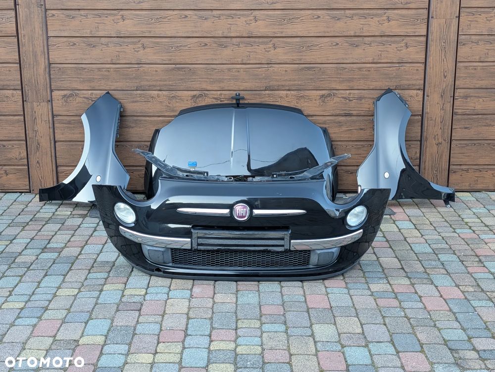 ZDERZAK PAS PRZEDNI MASKA BŁOTNIKI PRZÓD FIAT 500 BENZYNA - 1