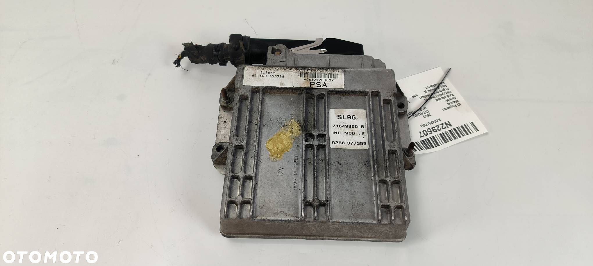 KOMPUTER CITROEN BERLINGO I 611300150598 - 1