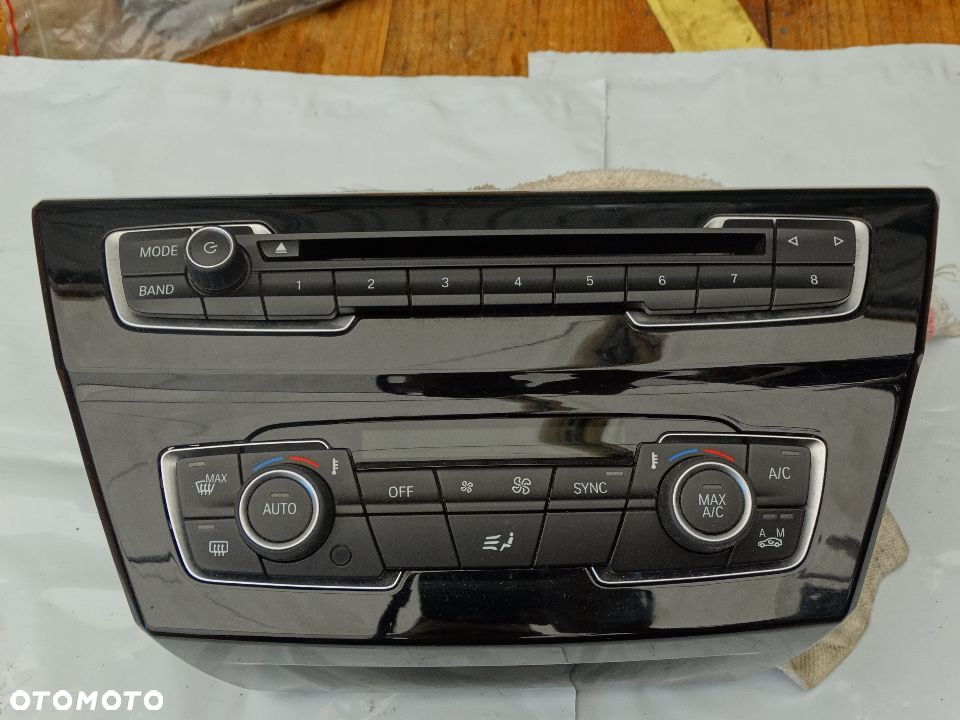 BMW F39 X2 F48 X1 Radio CD Klimatronic Panel M-Pakiet Black Piano Podświetlane 9305907 9361456 9361461 - 2