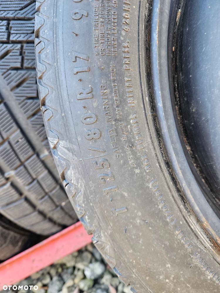 Koło dojazdowe Dojazdówka 17 5x110 Alfa Romeo 159 Opel 125/80R17 - 2