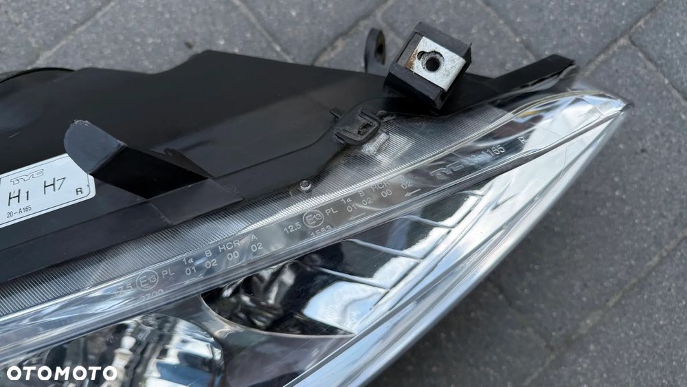 Lampa przednia prawa Peugeot 307 EU Europa prawy przód TYC A166 Reflektor 3A/C, SW 3H, CC 3B, 3E - 12