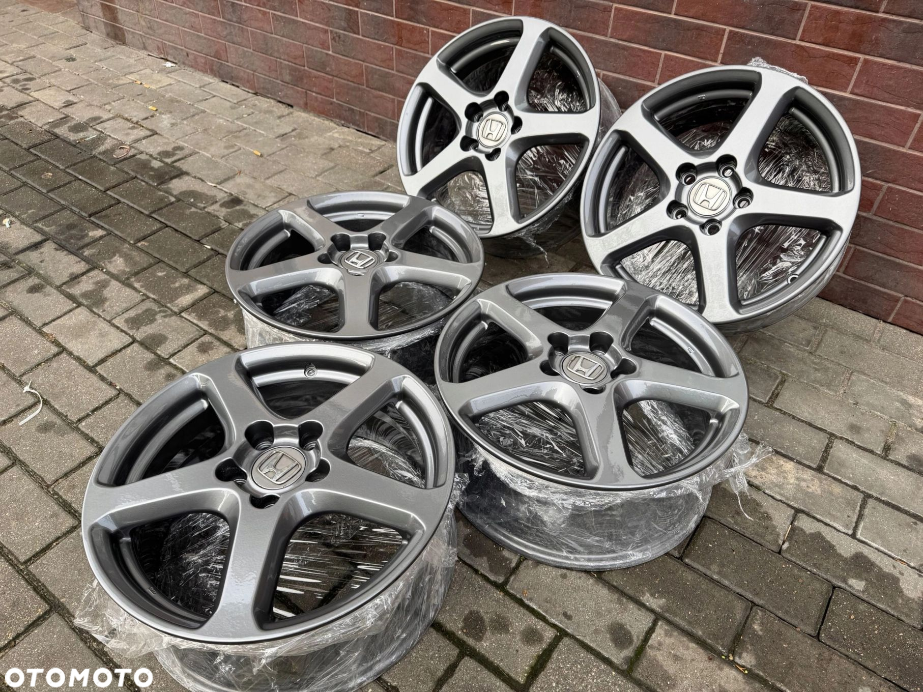 ALU FELGI 17 HONDA ACCORD TYPE S 7J ET55 ORYGINAŁ JAK NOWE 5 SZT CIVIC HRV - 6