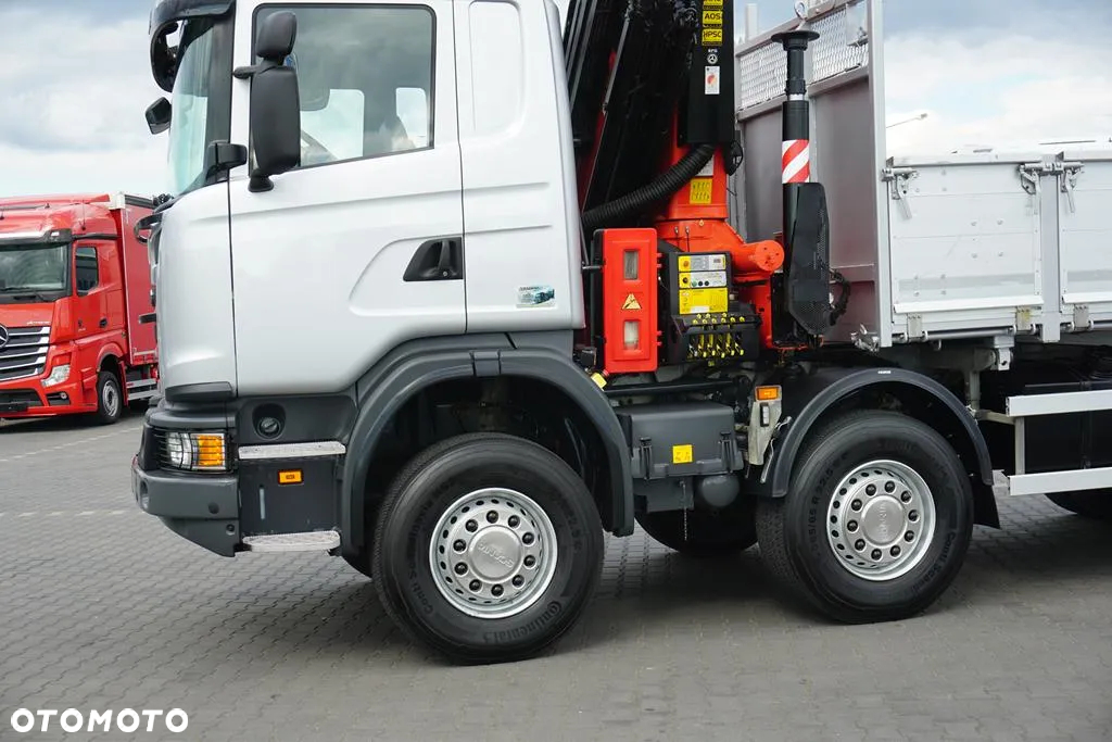 Scania G 400 / E 5 / 8 X 4 / 4 x 4 / WYWROTKA + HDS / TRIDEM / PALFINGER PK 26002 / MANUAL - 18