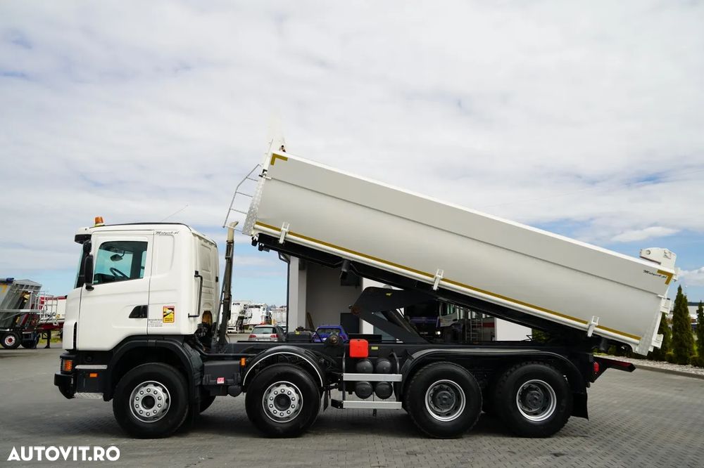 Scania G 480 / 8x4 / BASCULATOR / HIDROBRAT / BORDMATIC / MANUAL - 4