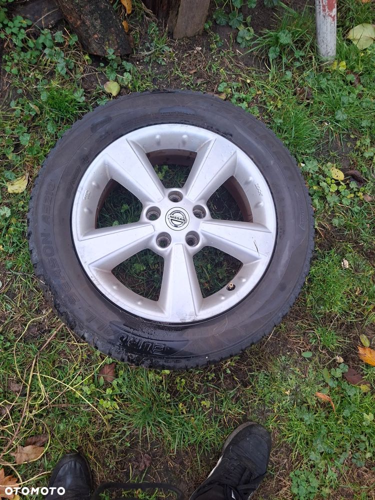 opony zimowe koła 17 nissan  qashqai 2011r stan bdb 4 szt poznan - 2