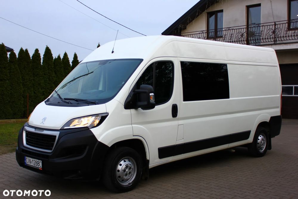 Peugeot BOXER 2.0 HDI 130KM BRYGADÓWKA 7 OSOBOWY +PAKA PEWNE AUTO VF23% - 1