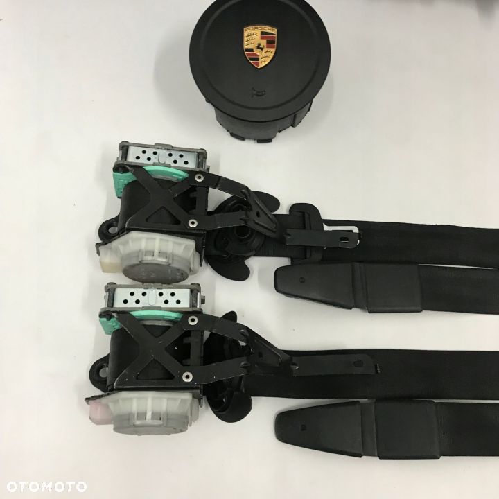 PORSCHE CAYENNE II 2 DESKA ROZDZIELCZA KONSOLA KOKPIT PULPIT PODUSZKI AIRBAG AIR BAG PASY KIT SET - 8