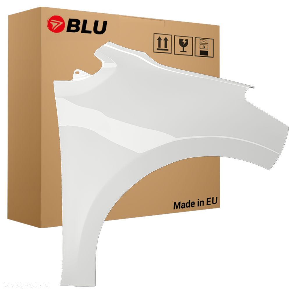 BLU Błotnik VOLKSWAGEN VW UP! LIFT LB9A prawy przód biały 2016- CandyWeiss