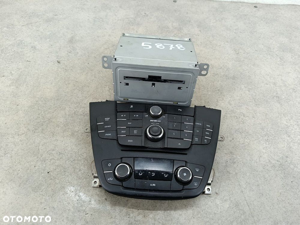 RADIO FABRYCZNE OPEL INSIGNIA A 13337253 13273095 13273256 7612034361 - 2