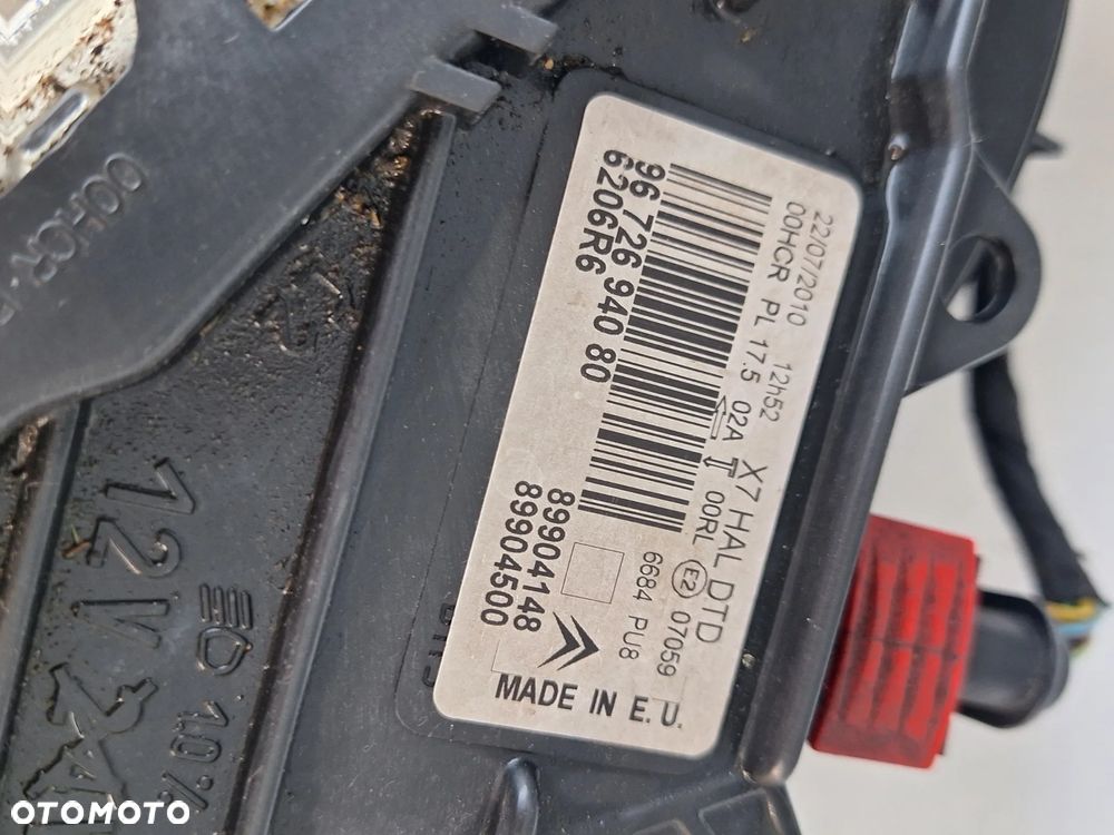 LAMPA PRZEDNIA PRAWA 9672694080  - CITROEN C5 / III  2010 ROK / EUROPA - 5