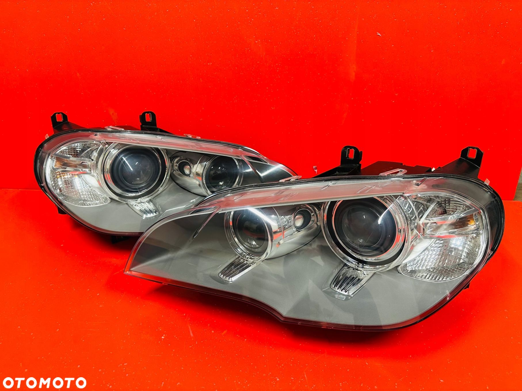 LAMPY BMW X5 E70 LCI LIFT BI XENON KOMPLETNE BDB EUROPA IDEALNE - 1