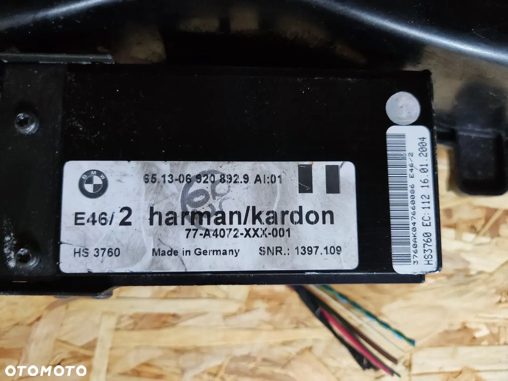 BMW E46 COUPE  HARMAN KARDON GŁOSNIKI NISKOTONOWE GŁOŚNIK - 2
