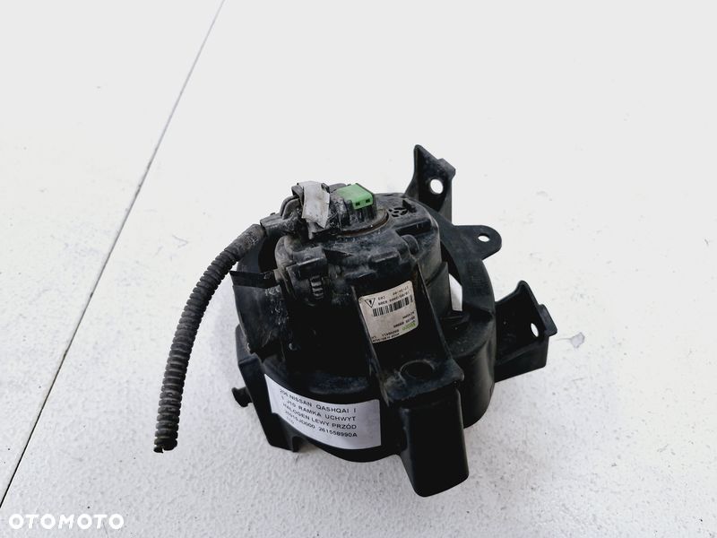 qashqai j10 halogen lewy przód lampa przeciwmgielna ramka 26915jd000 261558990a - 4