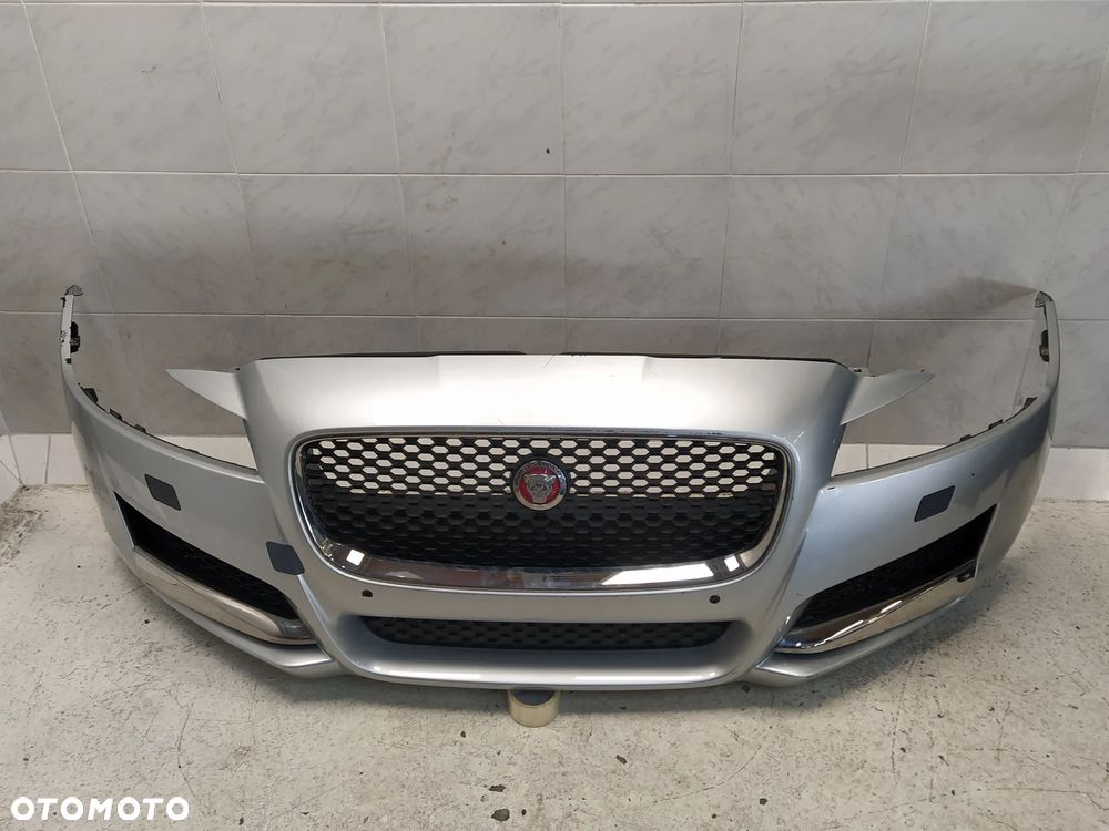 JAGUAR XF X260 ZDERZAK PRZÓD PRZEDNI KOMPLETNY 4XPDC SPRYSKIWACZE GRILL ATRAPA CHŁODNICY ZNACZEK WIĄZKA ORYGINAŁ - 2