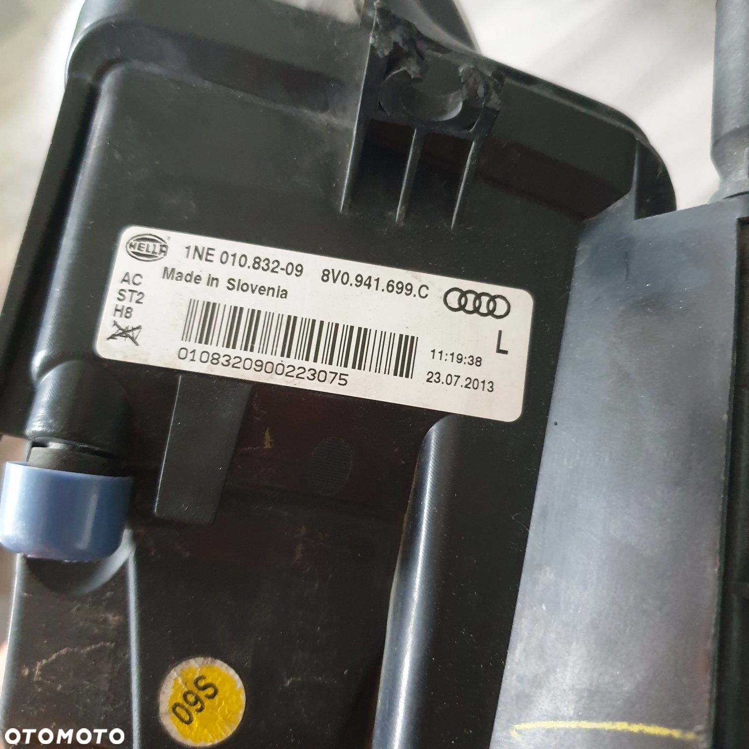 Halogen lewy przedni Audi A3 - 2