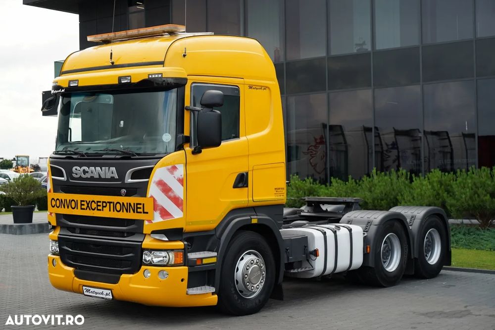 Scania R 520 / V8 / 6x4 / MTA: 110 TONE / I-PARK COOL / TRACTOR CU 3 AXE / EURO 6 - 4
