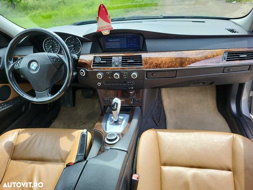 Interior piele caramizie bmw e60 volan stanga 2008 - 1
