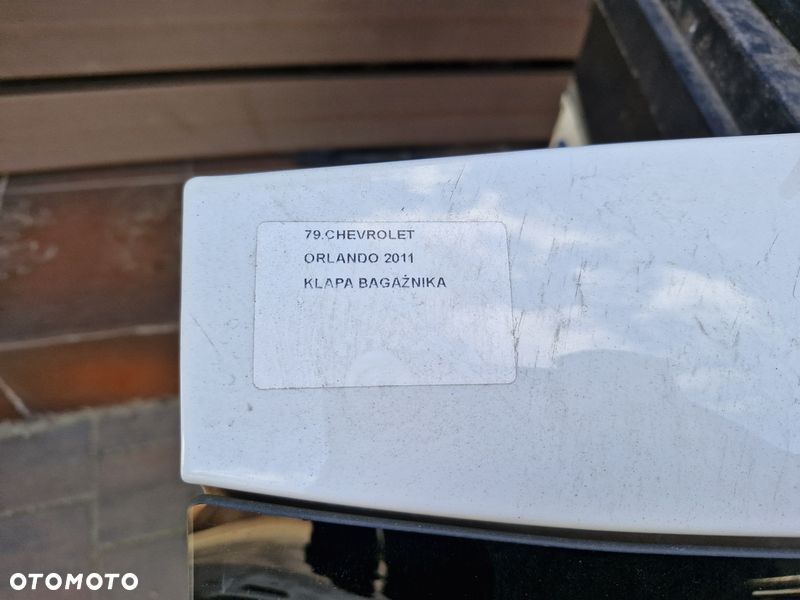 chevrolet orlando klapa bagażnika tył tylna - 2