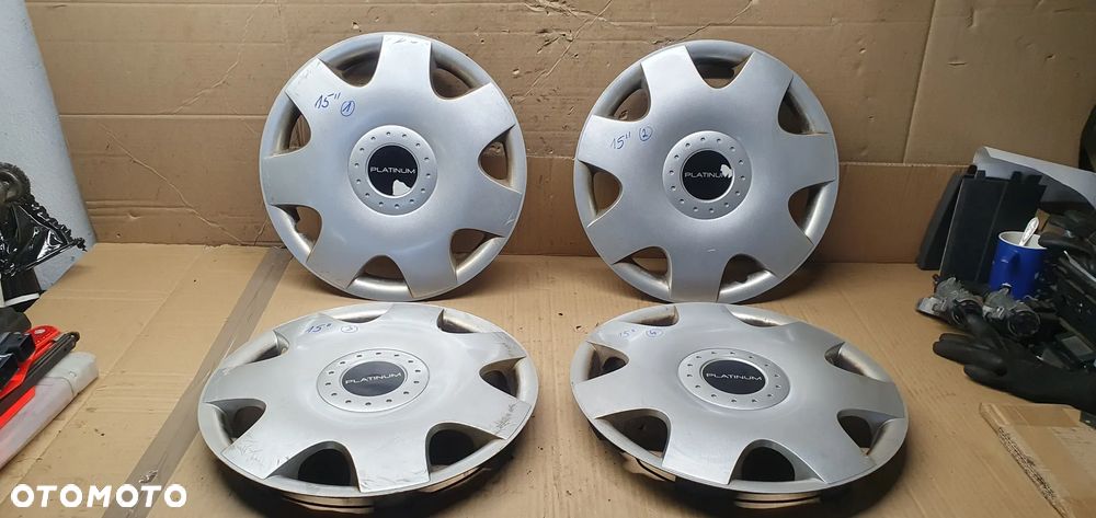 Dekielki kołpaki kapsle 15" Platinum - 8