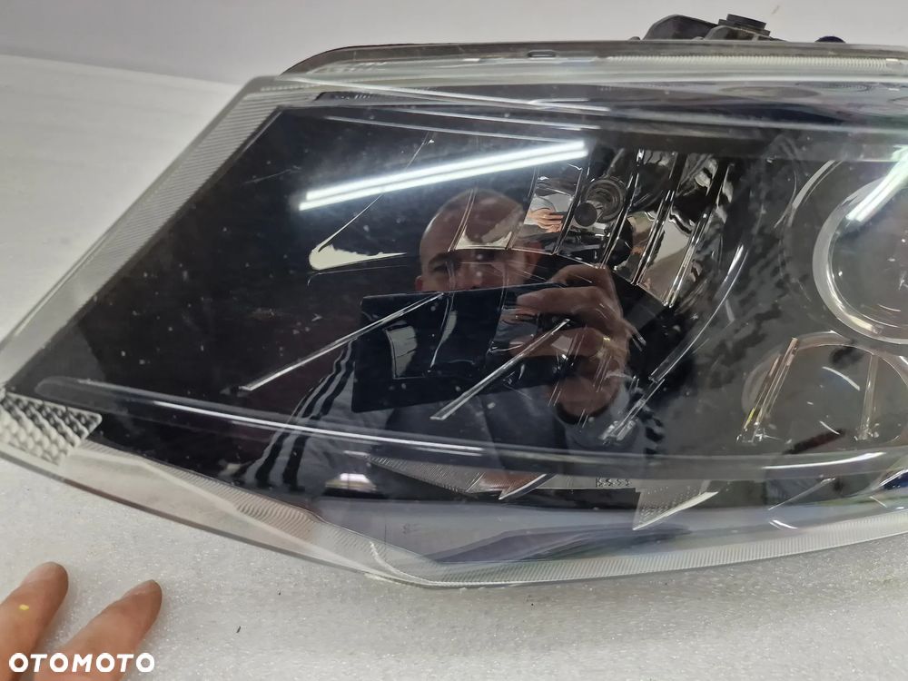 SKODA FABIA 3 6V0 III 14- LEWA LAMPA PRZEDNIA PRZÓD SOCZEWKA + LED , NR 6V1941015B , NR AUKCJI LA83 - 6