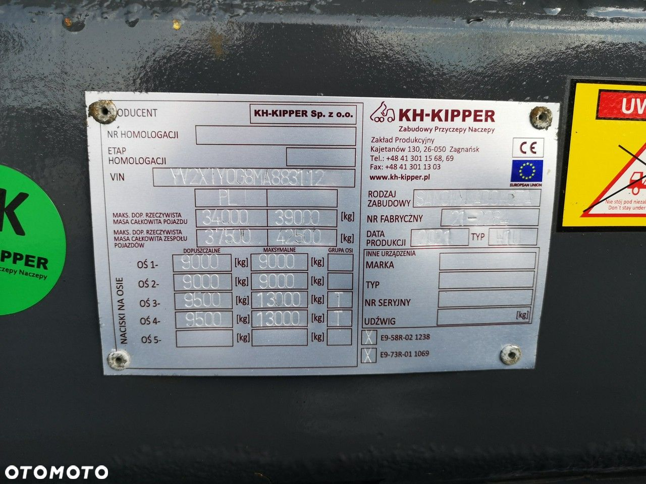 Volvo FMX 460 KH-KIPPER 8x4 Salon Polska Stan Idealny! - 32