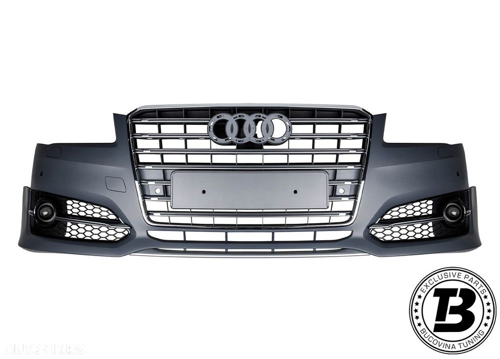 Pachet Exterior compatibil cu Audi A8 D4 Facelift S8 Design - 2