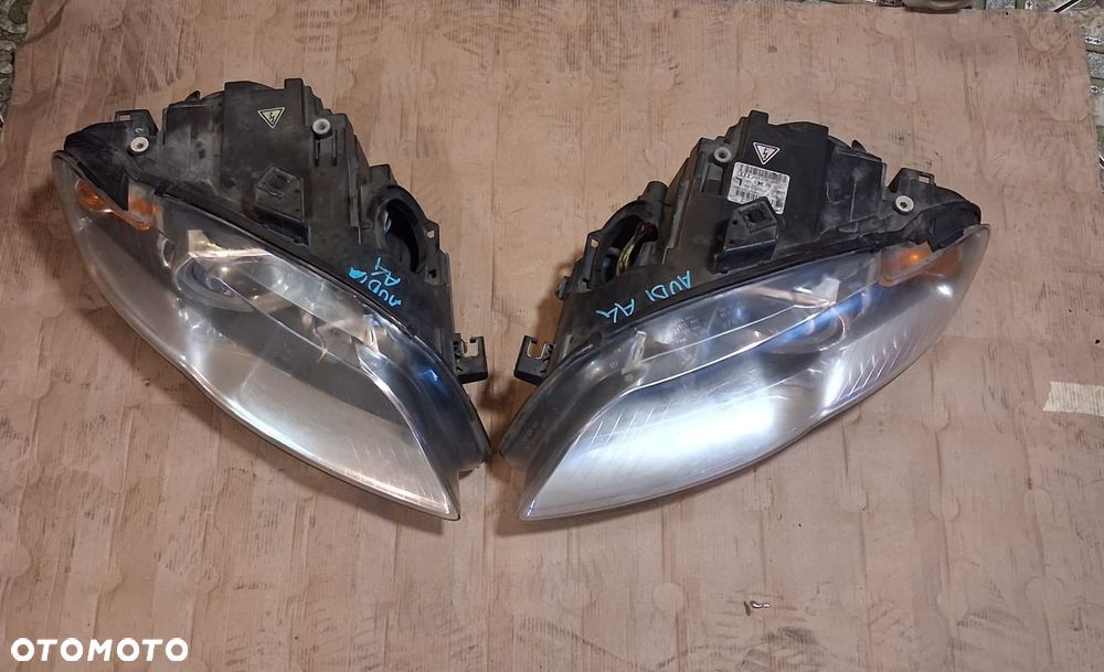 Lampa przód AUDI A4 B7 XENON prawa lewa 8E0941003AM 8E0941004AM OE - 1