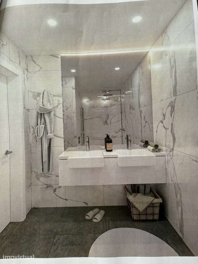 Apartamento T3 novo com garagem, varanda e ar condicionado - Grande imagem: 5/6