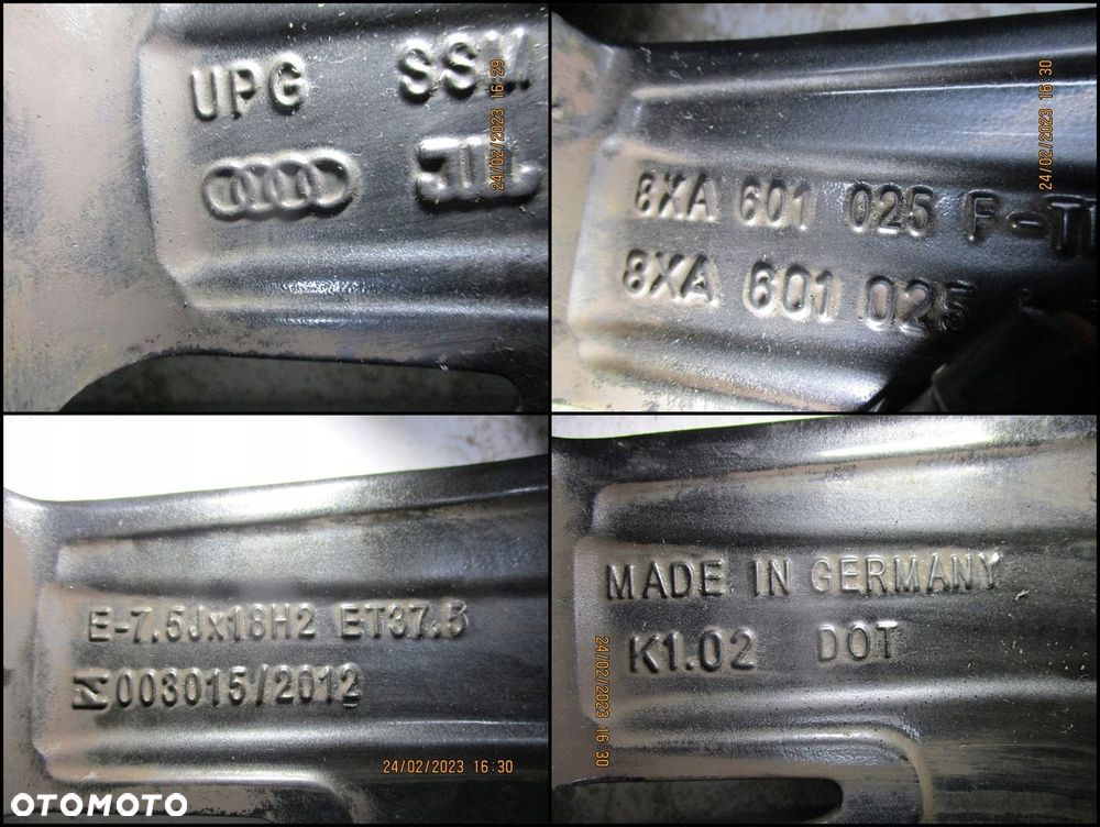 Koła felgi opony Audi A1 8XA 8X R18 5MM - 14