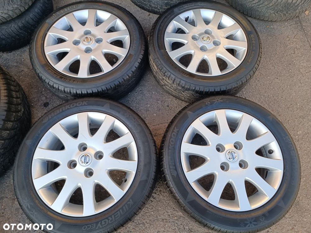 4x114,3 Felgi Aluminiowe Alufelgi 16 Koła letnie lato 4x114 Nissan Almera Tiida NV200 Evalia 6-7mm Legnica ALU-RAD 195/55
