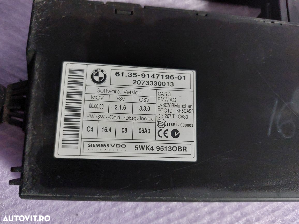 Modul confort unitate control CAS 3 BMW seria 1 seria 3 - 5