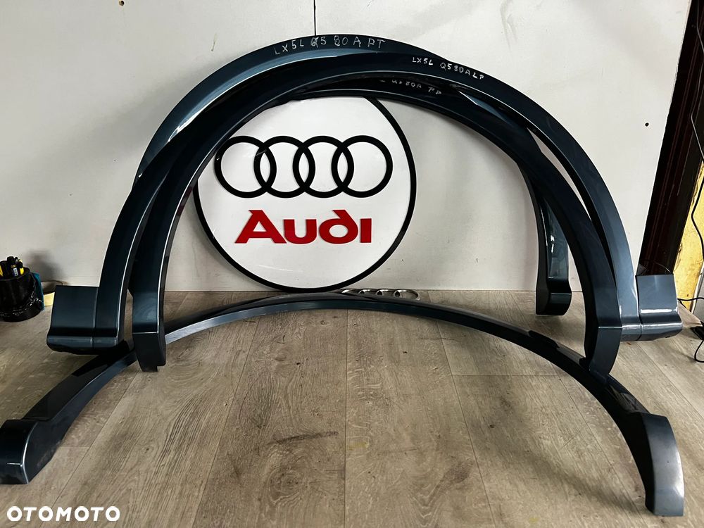 AUDI Q5 80A S-LINE LEWA PRAWA LEWY PRAWY TYŁ PRZÓD LISTWA BŁOTNIKA 80A853717F 80A857718F 80A853817B 80A853818B ŁADNE DO ZAŁOŻENIA RÓŻNE KOLORY W KOLOR LX5L LX5H