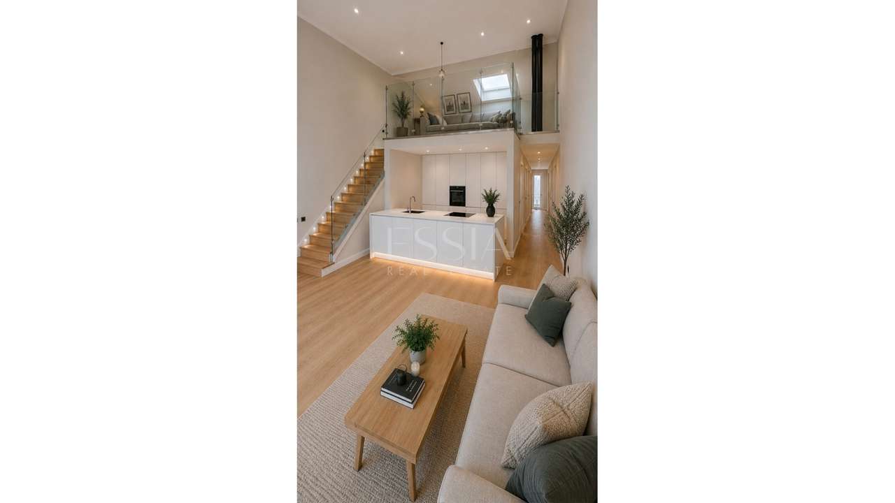 Apartamento T2 com Mezanino I Cozinha Open Space e Varanda I Perto VCI - Grande imagem: 3/8
