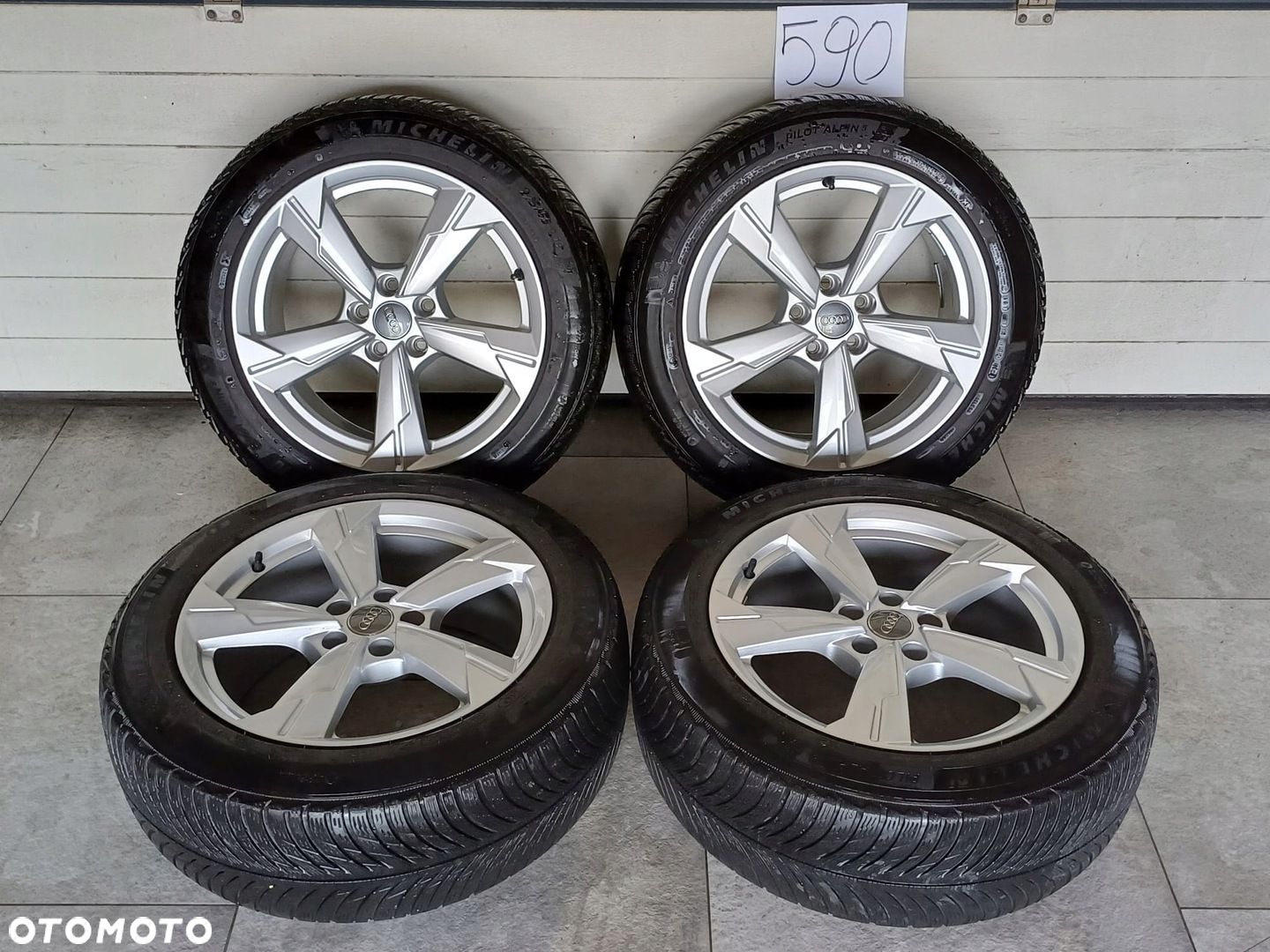 NR 590 Koła Zimowe Alufelgi AUDI A6 C8 ,A7 C8, A6 C7 225/55/18 Michelin 5x112 - 1
