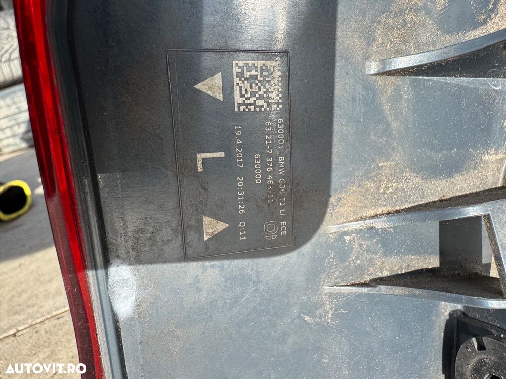 Lampa stop tripla spate stanga dreapta bmw seria 5 g30 - 7