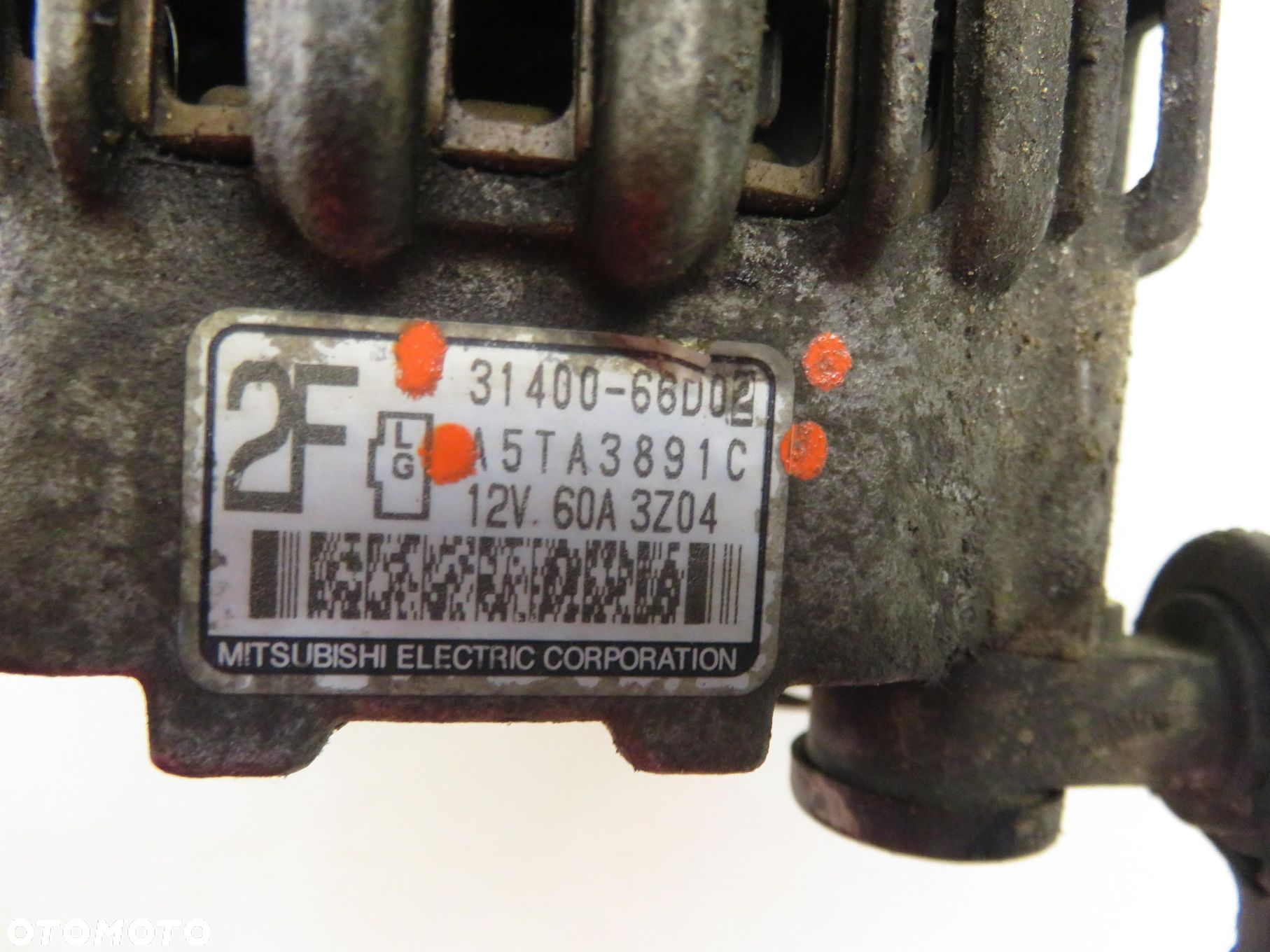 ALTERNATOR SUZUKI GRAND VITARA I 1.6  A5TA3891C 3140066D02 - 6