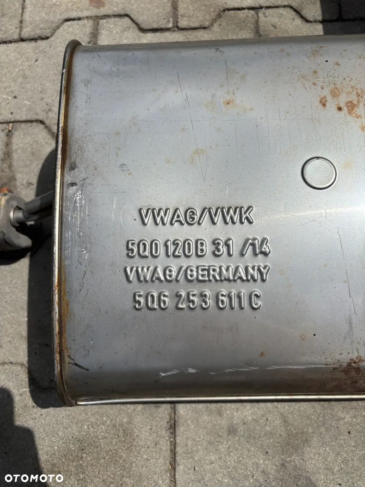 Vw golf VII sportsvan tlumik końcowy  5Q0120B 5Q6253611C - 4