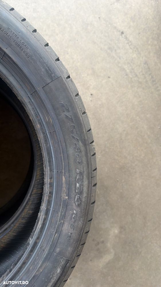 Vând set anvelope 245/45/20-275/40/20 Pirelli de vară ca noi - 6