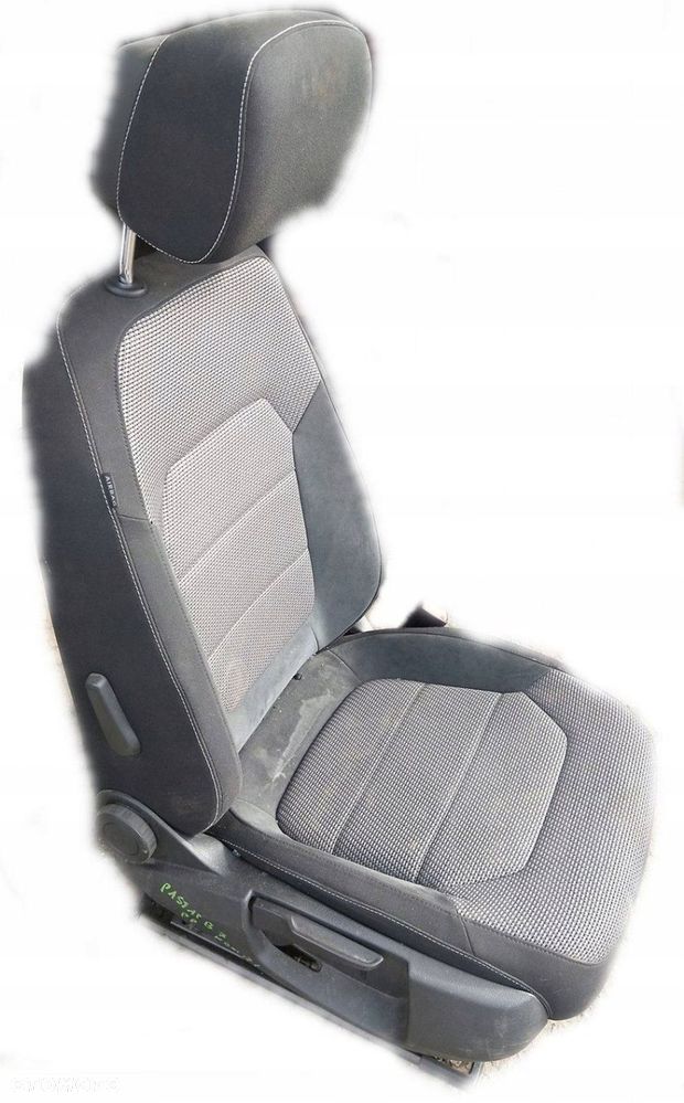 VW PASSAT B7 4MOTION FOTEL PASAŻERA PRAWY PRZEDNI PRZÓD - 2