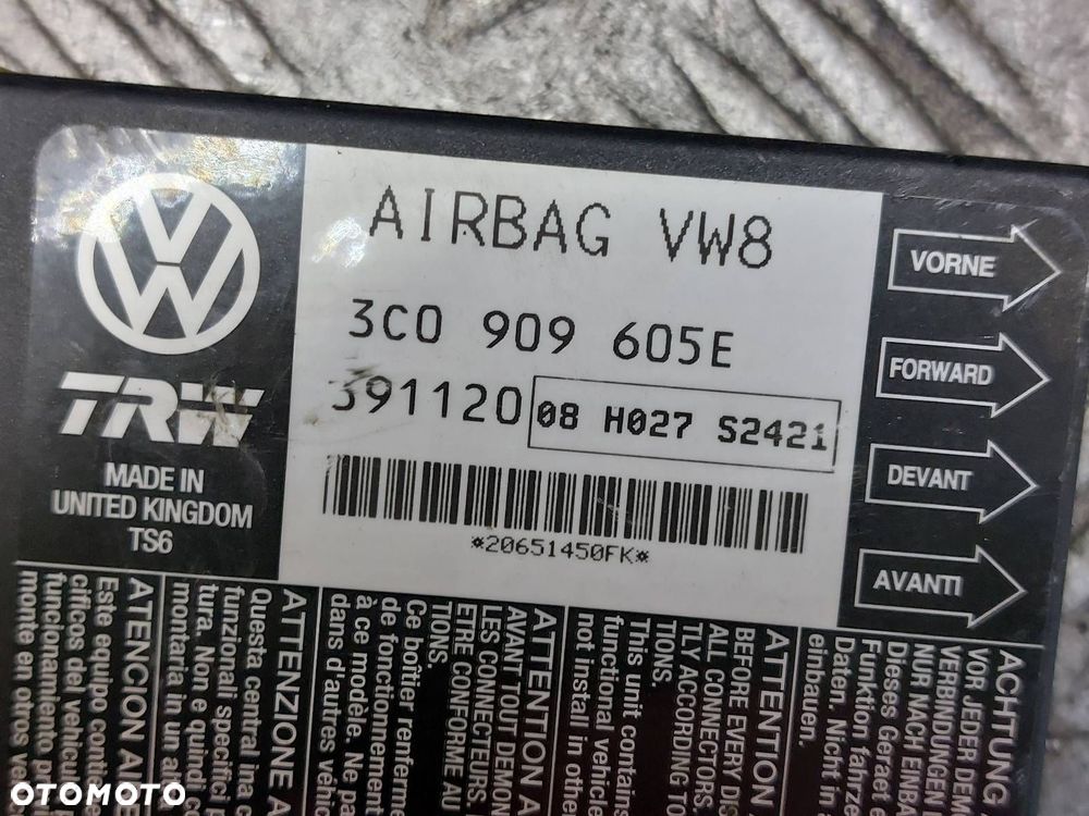 ZESTAW AIRBAG KOKPIT DESKA MODUŁ PODUSZKI PASY SEAT LEON II 1P0880201 - 7