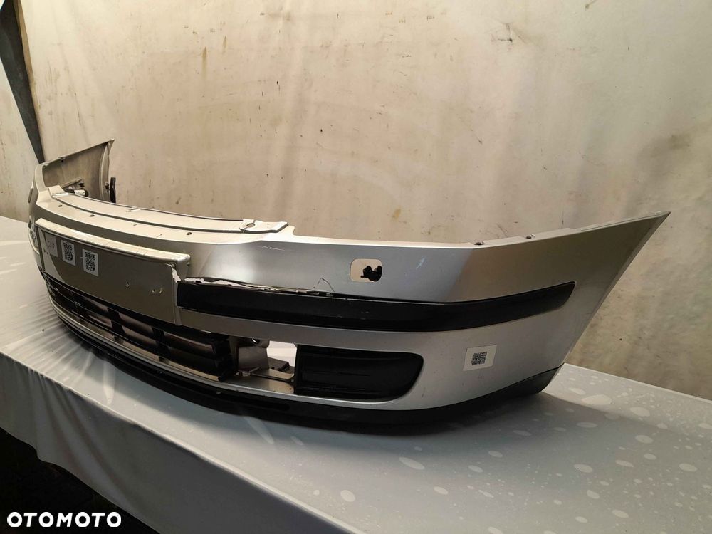 ^ ZDERZAK PRZÓD PRZEDNI DO SKODA OCTAVIA 2 II 9102 SREBRNY SPRYSKIWACZE LAMP XENON - 4