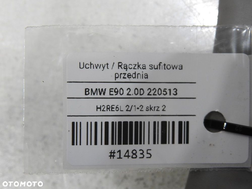 RĄCZKA UCHWYT PODSUFITKI PRZÓD BMW 3 E90 - 7
