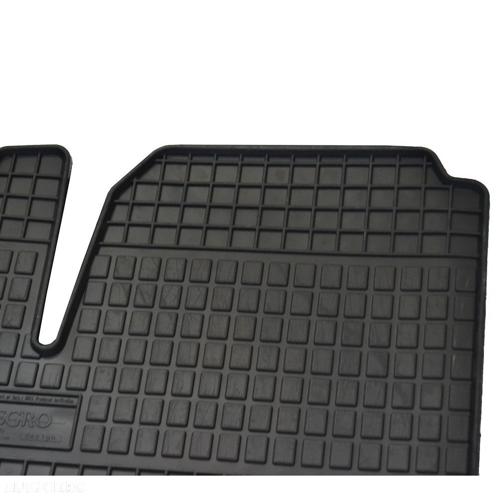 Set covorase auto din cauciuc Ford Galaxy 1995-2006 Seat Alhambra 1995-2010 VW Sharan 1996-2010 pentru fata, presuri BestAutoVest, negre, 2 buc. - 2