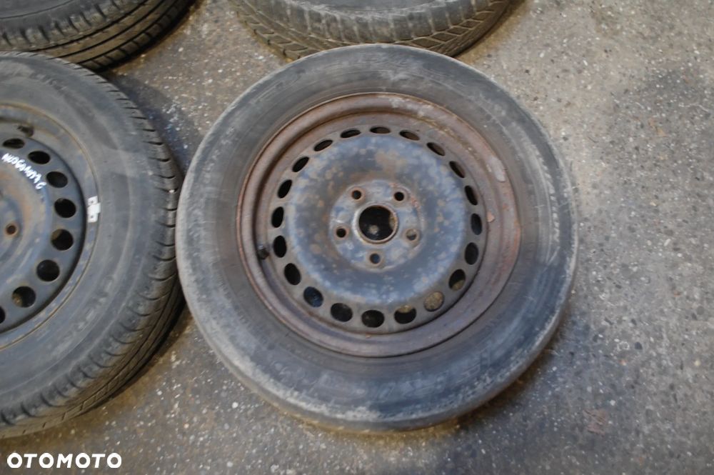 FELGI STALOWE + OPONY ZIMOWE 1K0601027C 5X112 ET47 6J VW GOLF V TOURAN 195/65R15 - 26