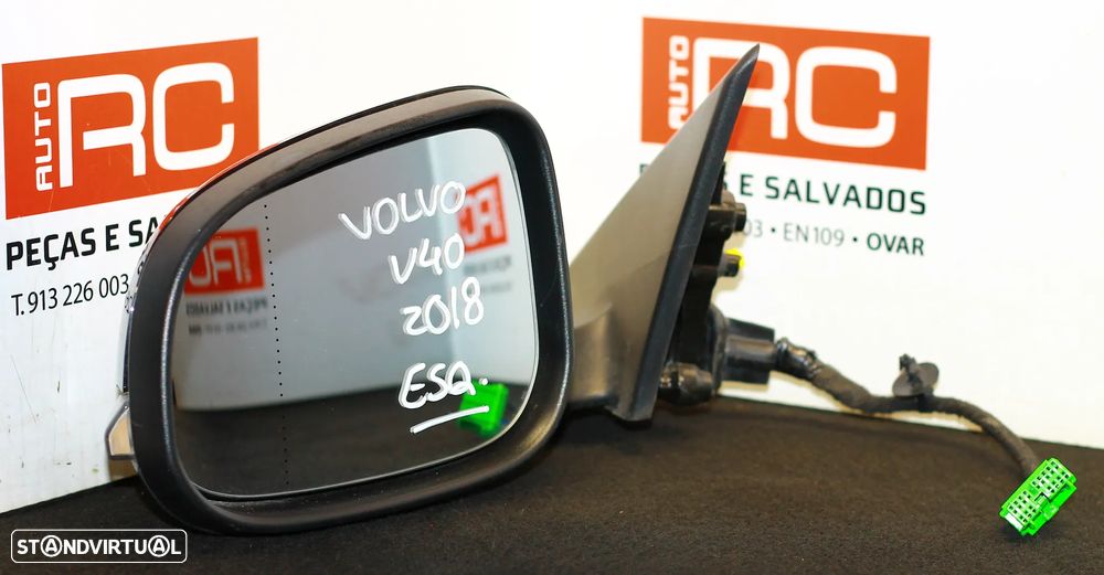 ESPELHO RETROVISOR ESQUERDO VOLVO V40 2018 - 2