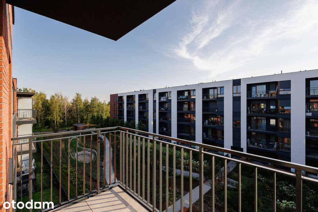Designerskie 2 pokoje | Wilanów | balkon | klima