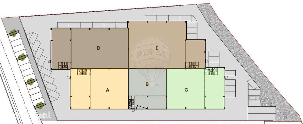 Armazém Novo - 722 m2 | Mezanine | Estacionamento | Moitinhos - Grande imagem: 5/9