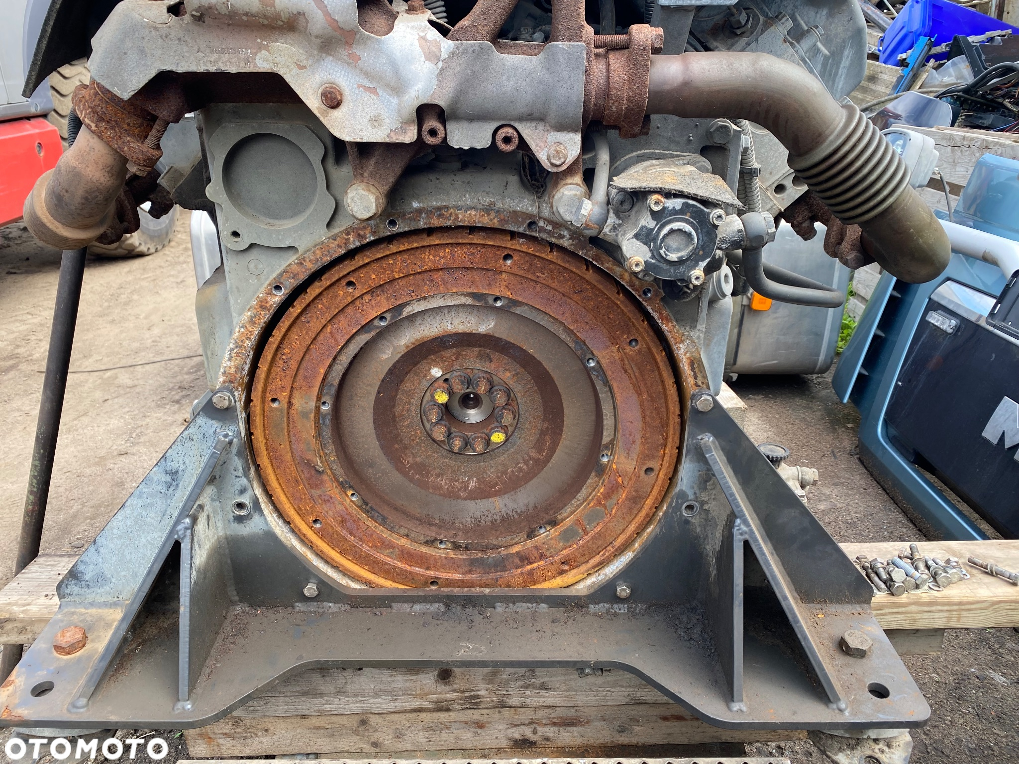 Silnik Mercedes V6 OM501LA Przesiewacz Rebak zamiatarka itp - 8