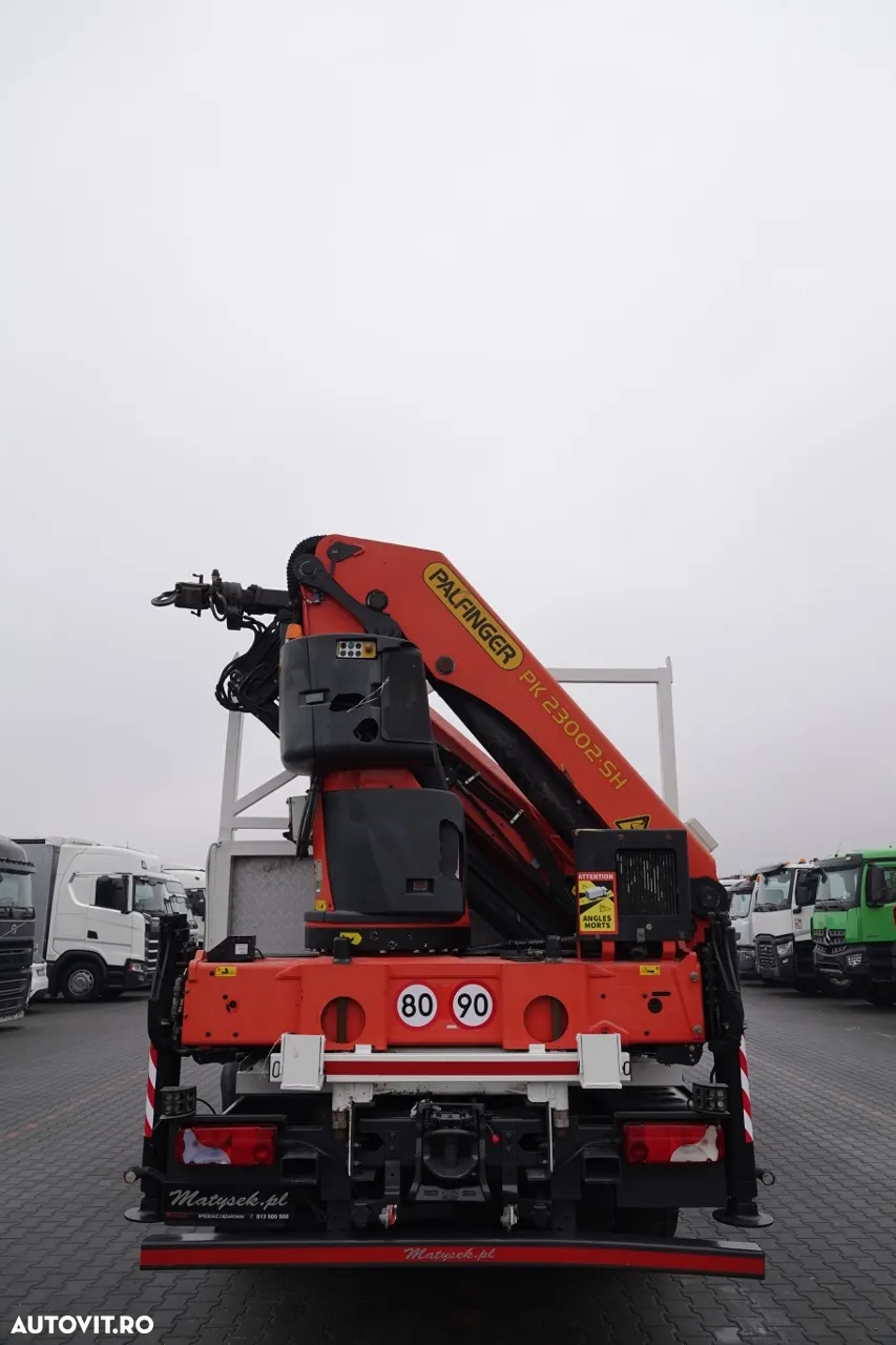 Scania P 450 / 8x4 / HDS PALFINGER PK 23002 / CUTIE - 7 metri / EURO 6 / RADIO CONTROL - 13