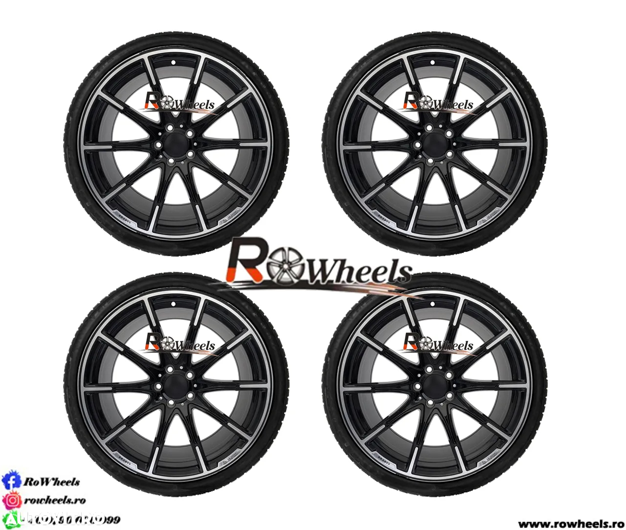 Jante Mercedes Model brabus 22 R22 AMG G class Mercedes G class W463 jante G class 1997-2024 cu anvelope vara - 3